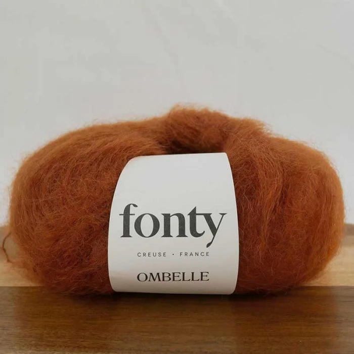Ombelle de Fonty - Fil mohair vaporeux et léger, idéal
