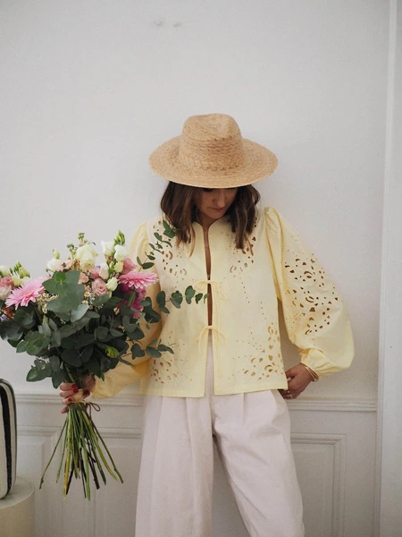 Blouse Isaé jaune - Manon Calleja