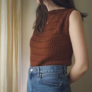 Margaux top pattern by Gregoria Fibers