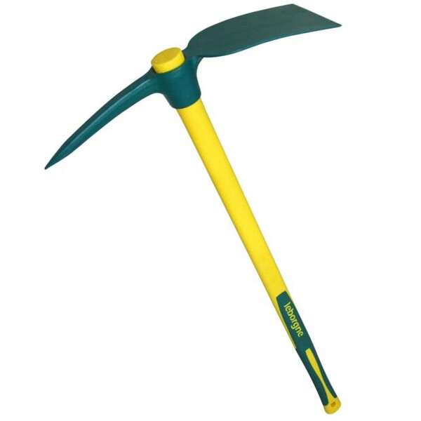 Pioche cantonnier douille ronde LEBORGNE manche droit Novamax L.90 cm