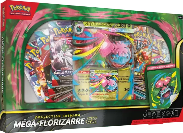 Pokémon Coffret Collection Premium Méga-Florizarre Ex FR - novembre 2025