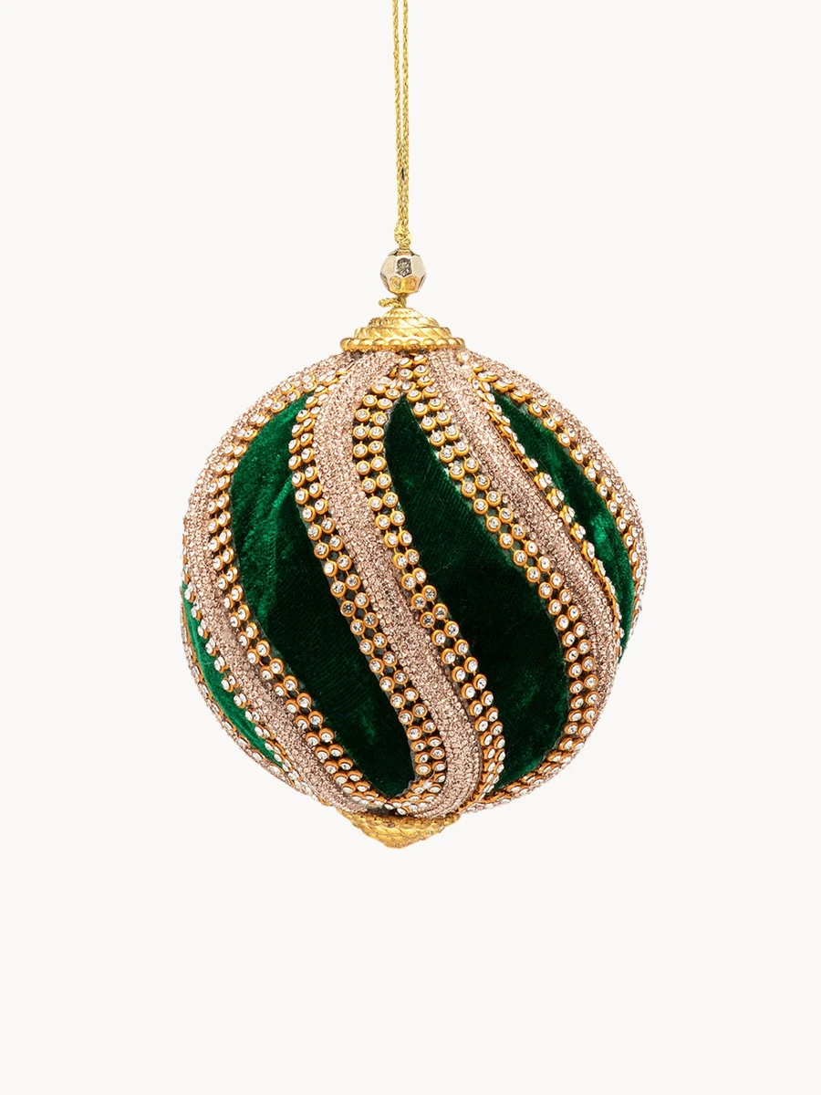 Boules de Noël artisanales Mystical Rainy Moss | Westwing