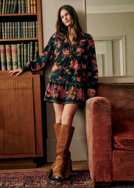 Robe Bohemia - Imprimé Heline - Viscose - Sézane