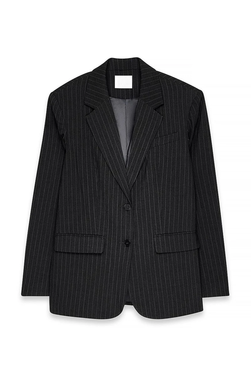 Blazer oversize à rayures