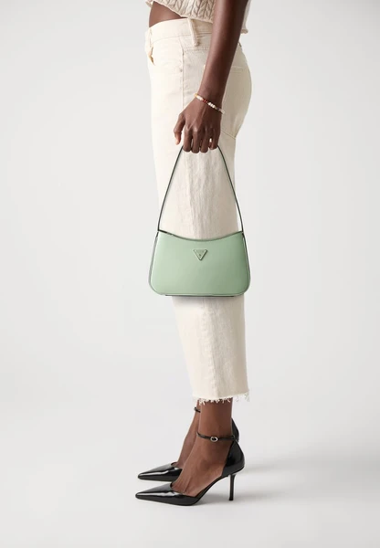 ARNELA ZIP SHOULDER BAG - Sac à main - sage