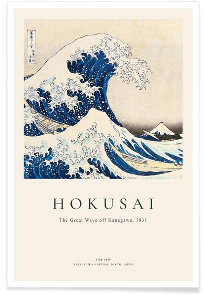 Hokusai - The Great Wave off Kanagawa affiche