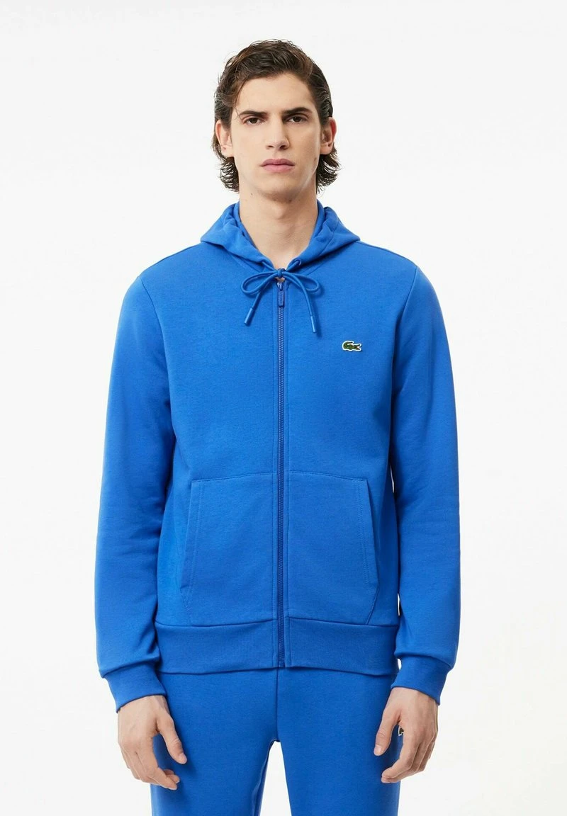 Sweat zippé - bleu saphir ixw
