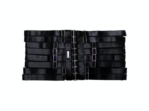 Yeha Waist Cincher ( Black + Silver )