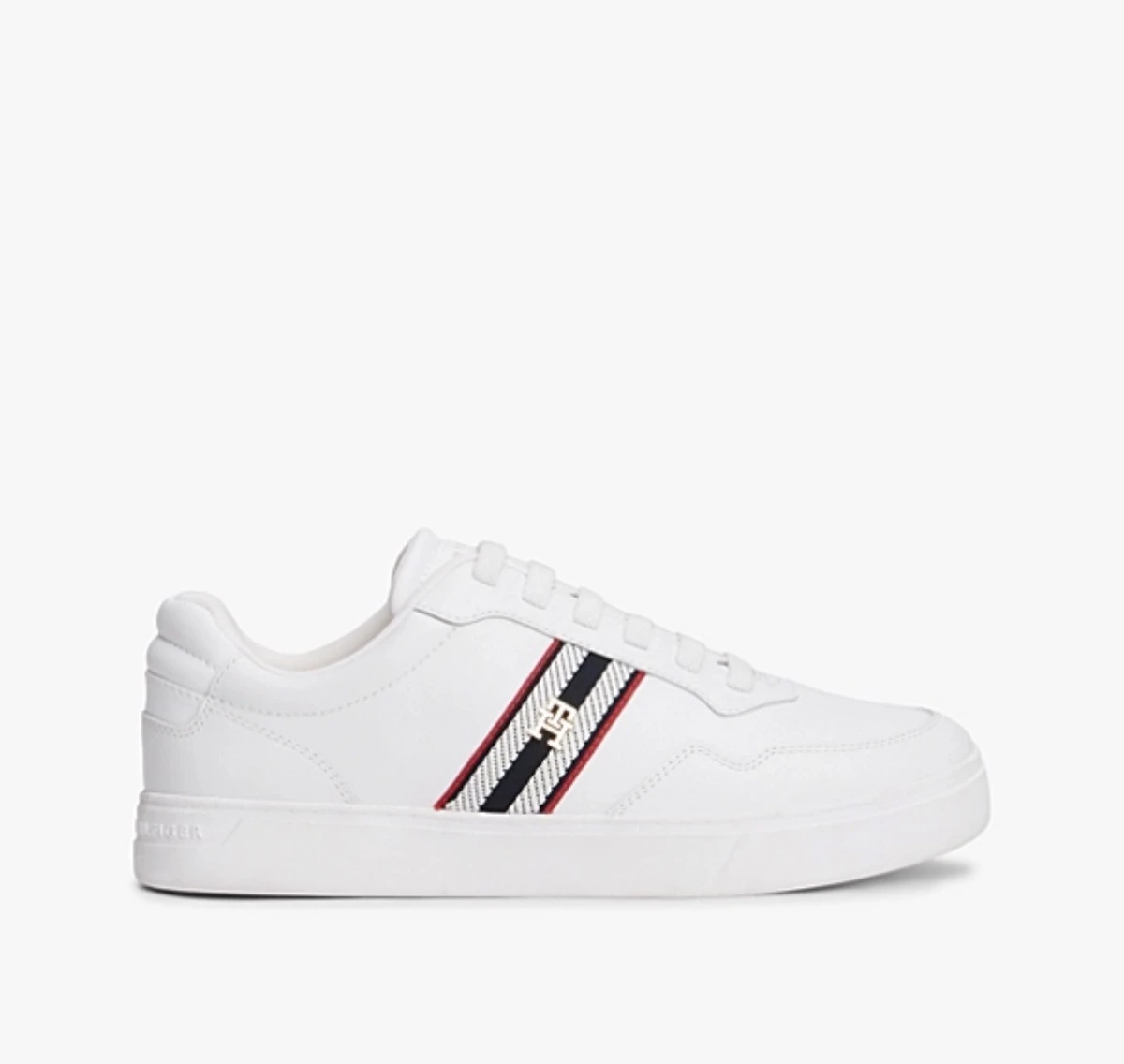 — tommy hilfiger, baskets cuir à détails (38)