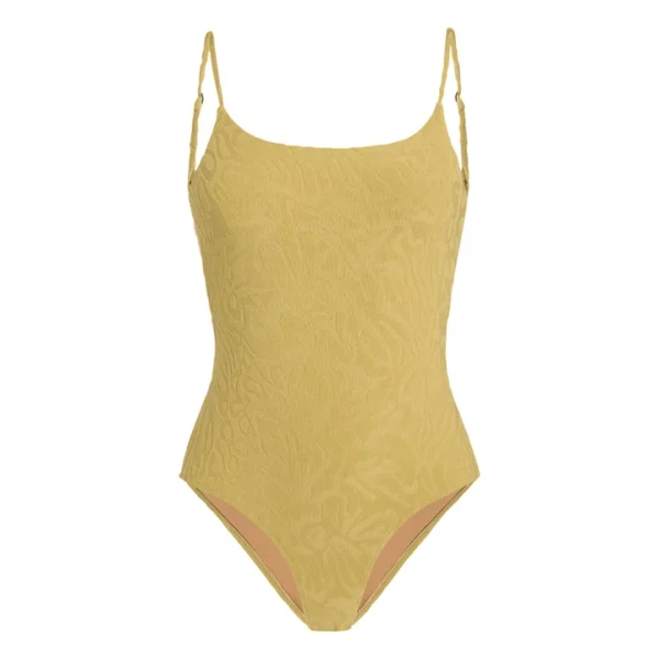 Maillot de Bain Tropi Brisa Texturé | Jaune vert