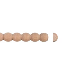Moulures décoratives bois avec de petite boules