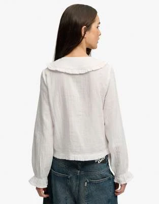 Superdry - Top manches longues avec col - Optique
