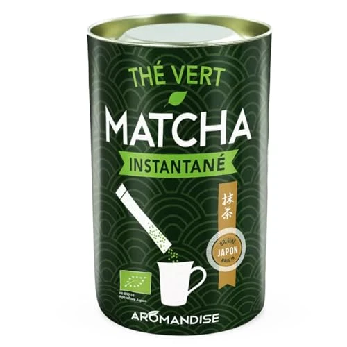 Aromandise Thé vert Matcha Bio instantané