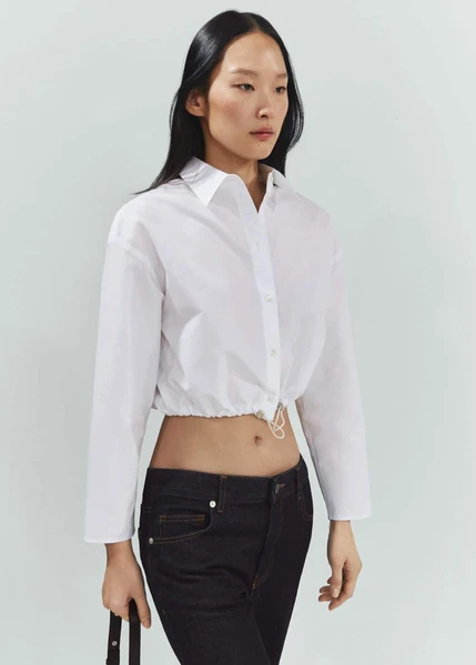Chemise parachute coton -  Femme | Mango France