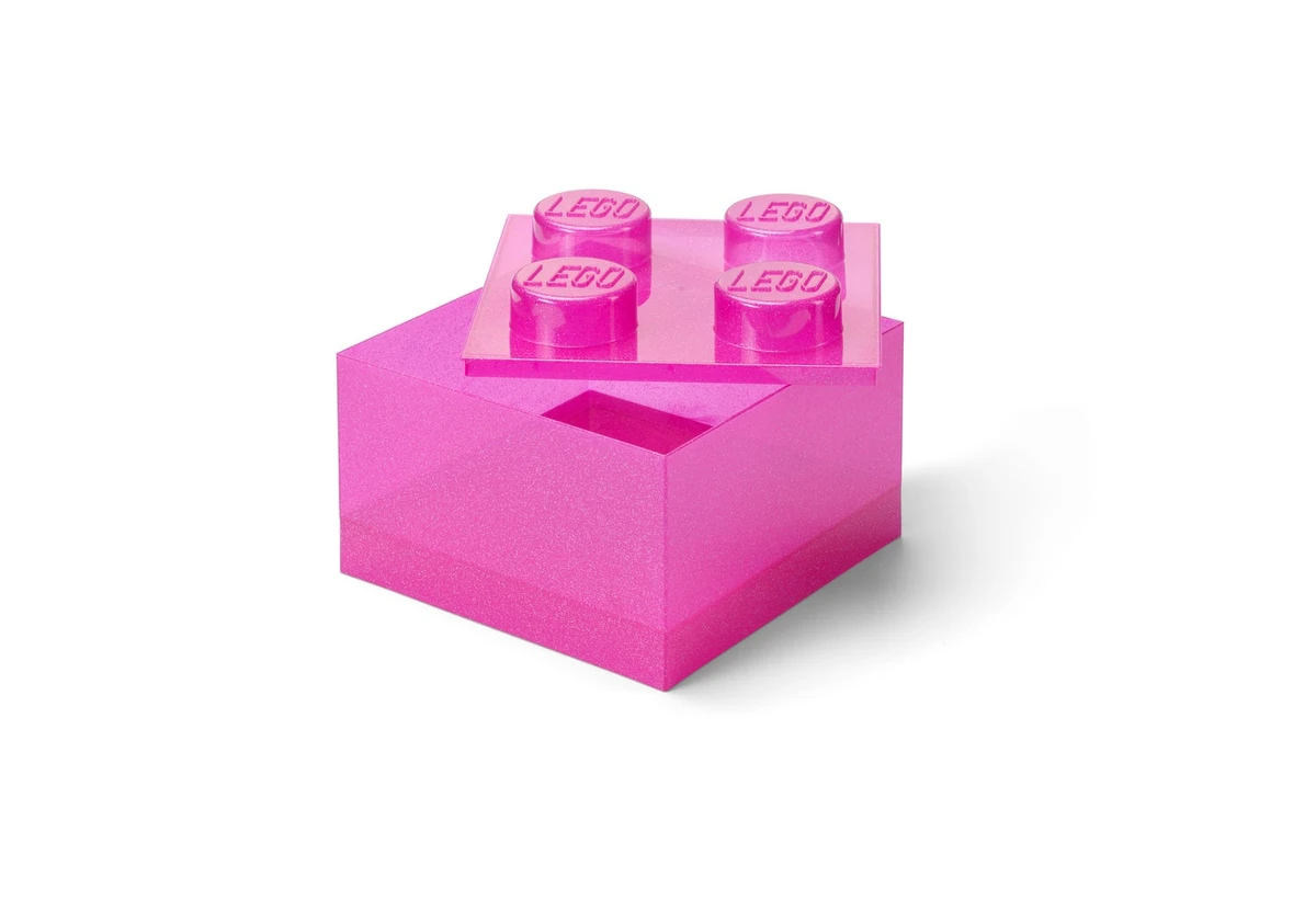 Brique de rangement translucide - rose 5009342 | Autre | Boutique LEGO® officielle FR