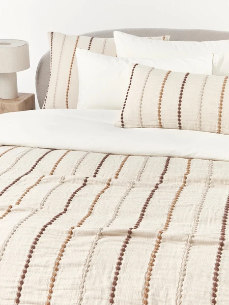 Housse de couette en percale de coton Arabella