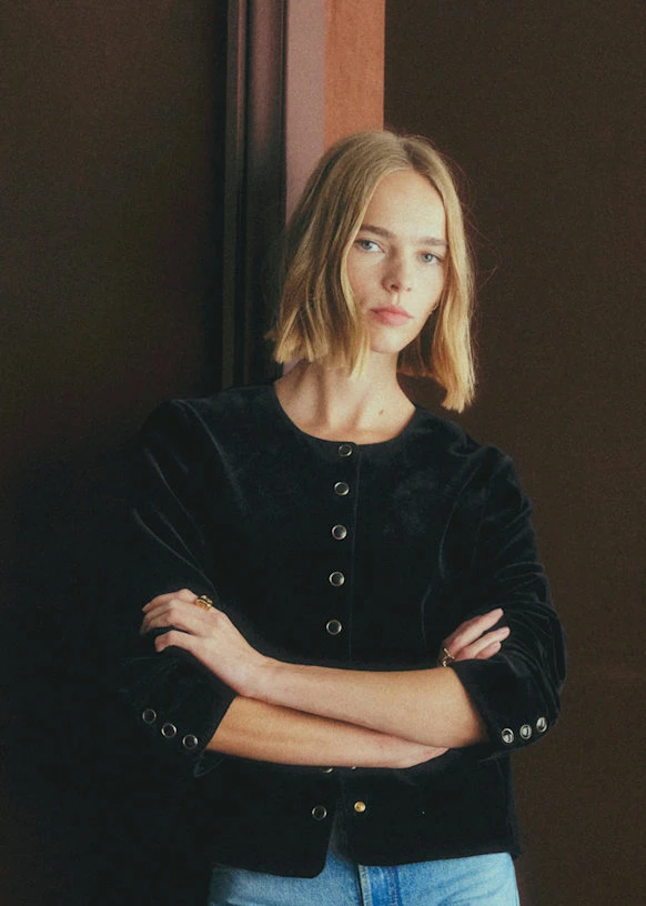 Veste Marlys - Noir Velours