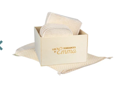 Bebe au Naturel - LES TENDANCES D'EMMA Kit Eco Chou Bois - Coton Bio Biface