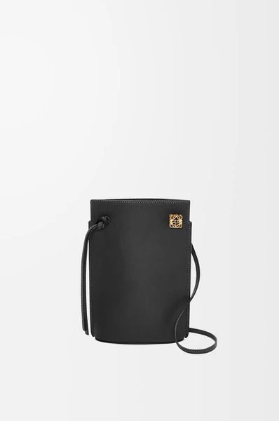 Dice Pocket en cuir de veau classique Noir - LOEWE