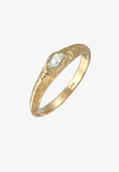 STRUCTURED BASIC - Bague - gold-coloured