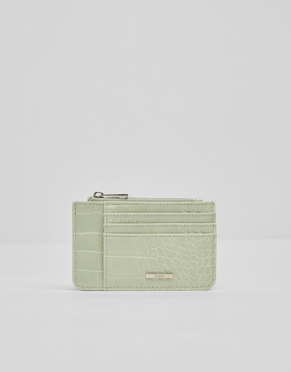 Porte-cartes similicuir imitation croco