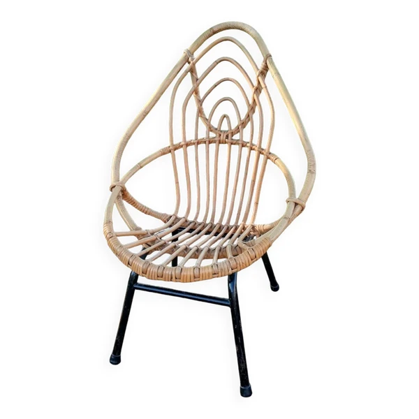 Fauteuil en rotin