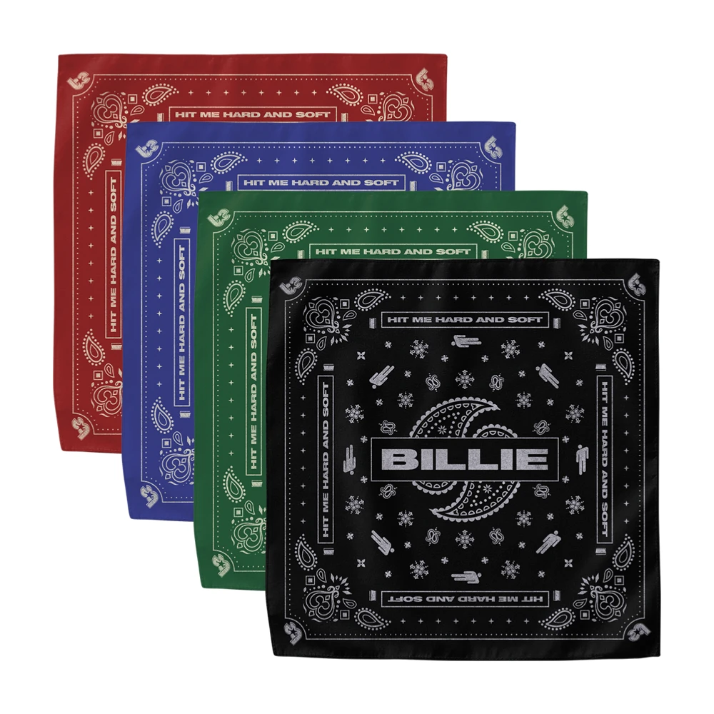 Paisley Bandana 4 Pack - Store Billie Eilish