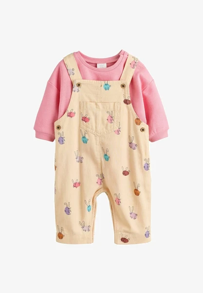 REGULAR FIT - PRINT LONG SLEEVE 2 PIECE SET - Body - cream pink rabbit