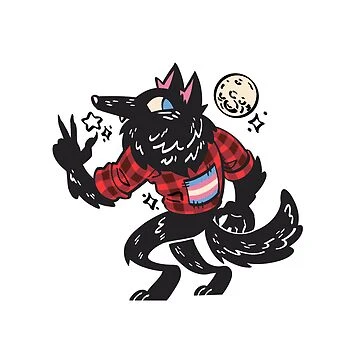 Loup-garou transgenre | Sticker