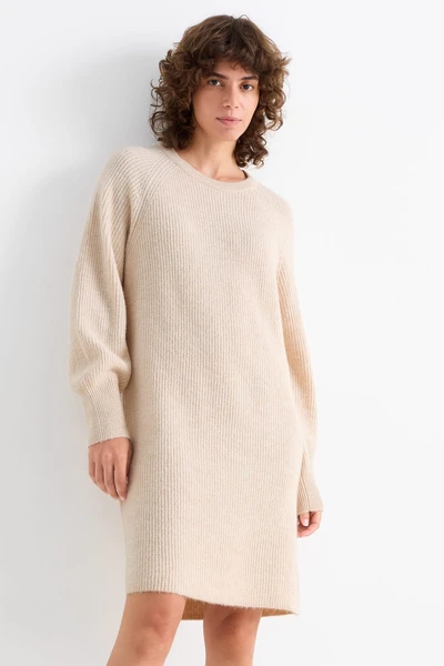 Robe de maille - côtelée