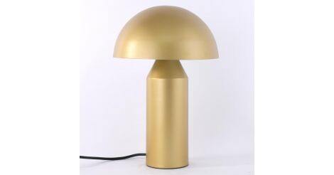 Lampe à Poser en Verre Design "Mush" 38cm Or