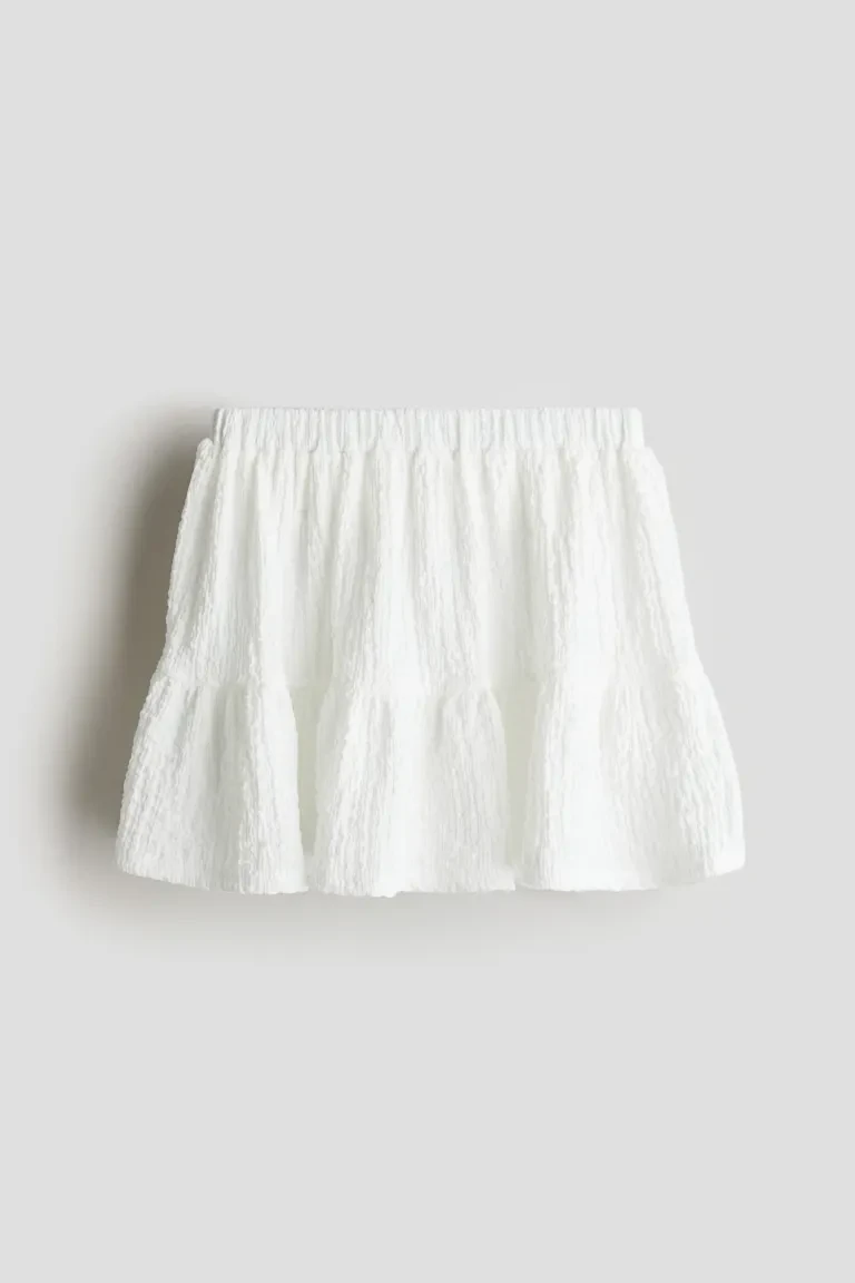 Jupe en jersey froissé