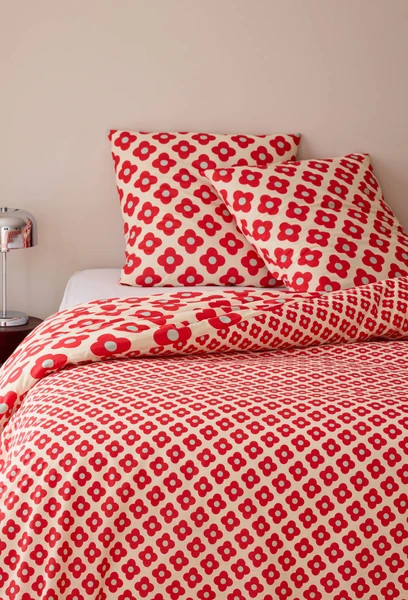 Parure de lit imprimée, 240x220cm, 100% coton bio GOTS