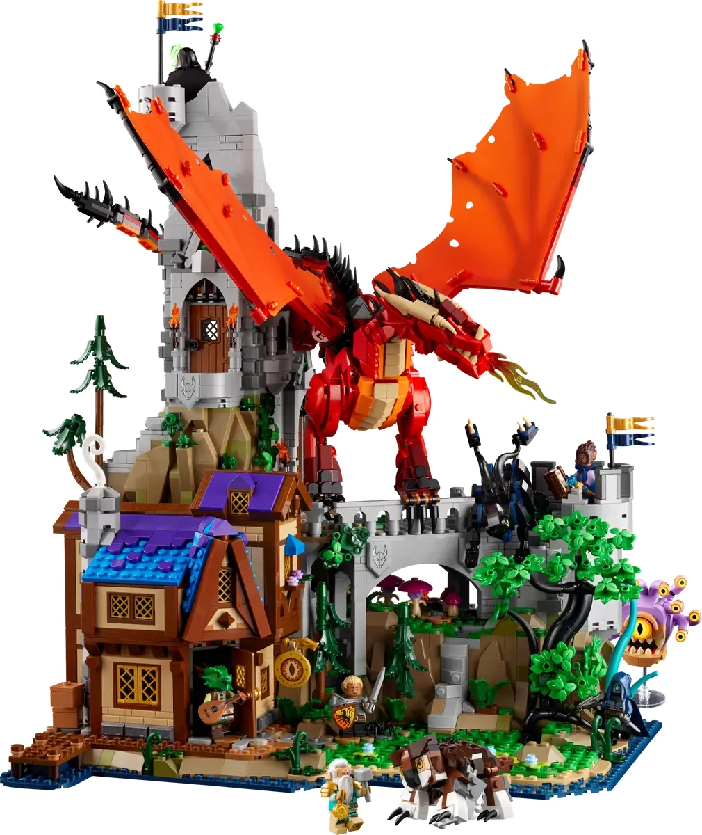 Dungeons & Dragons : l’histoire du dragon rouge 21348 | Ideas | Boutique LEGO® officielle FR