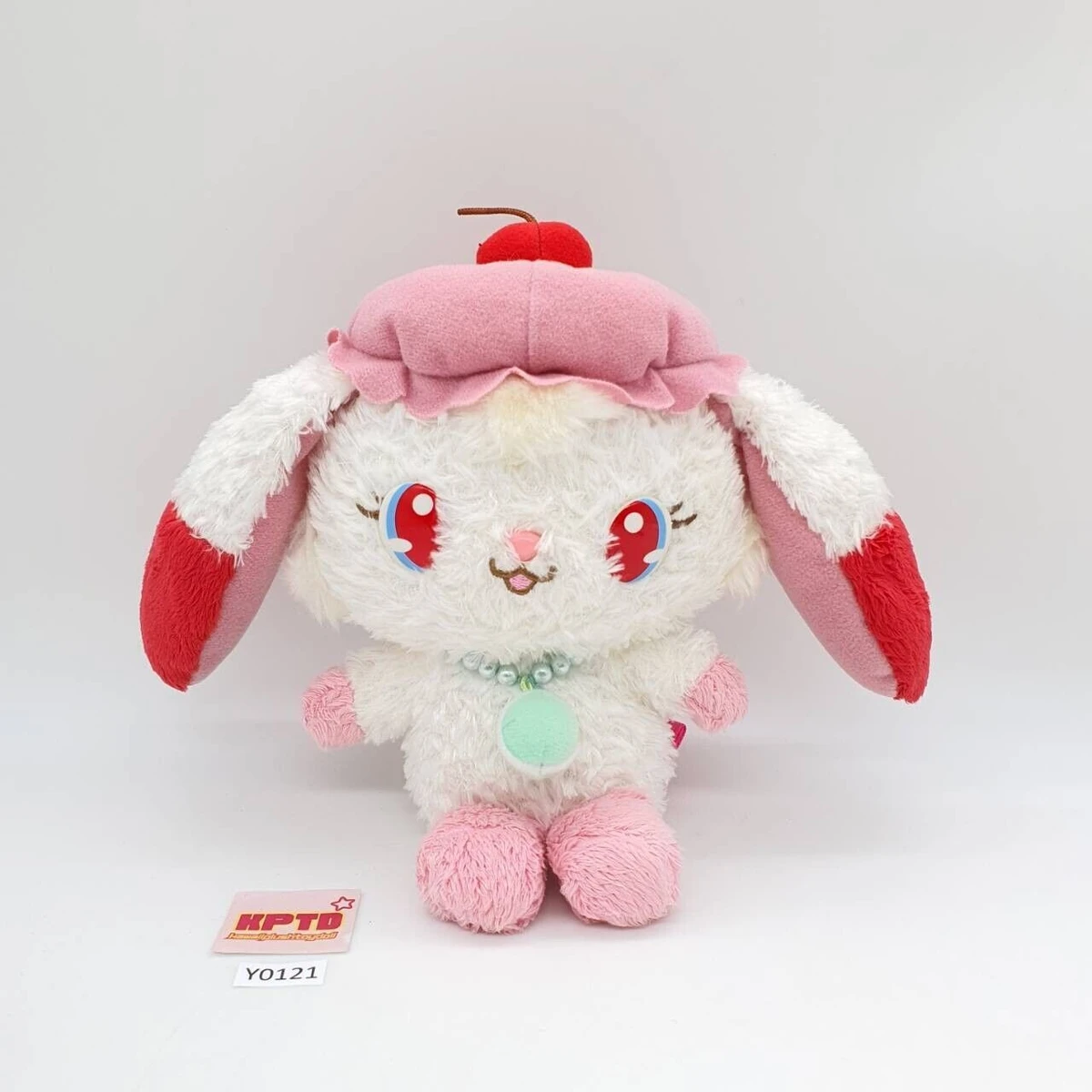Peluche jouet en peluche Rabbit Macaronia Y121 Jewelpet Sanrio SEGA 2012 8 POUCES Japon