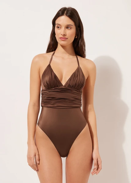 Maillot une Pièce Shiny Satin