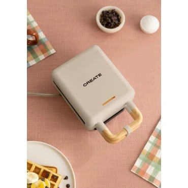 STONE STUDIO - Appareil à croque-monsieur, grill et gaufrier à plaques interchangeables