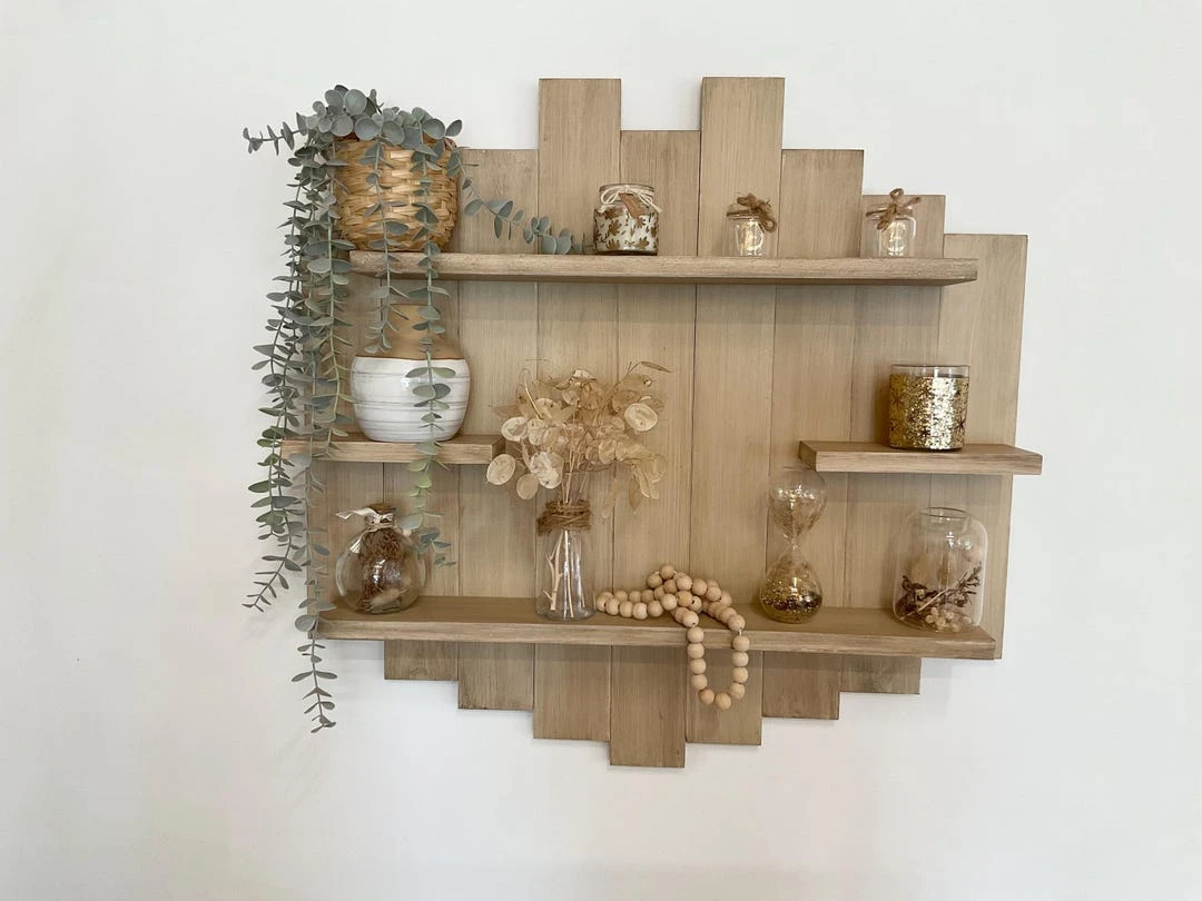 Wooden shelf model COTTAGE