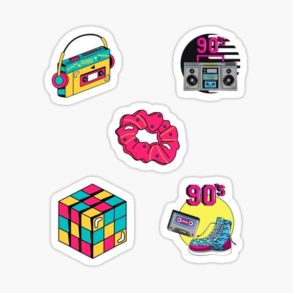 Collection enfant vintage des années 90 | Sticker