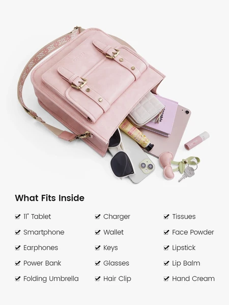 Sophie Vegan Leather Everyday Crossbody Bag