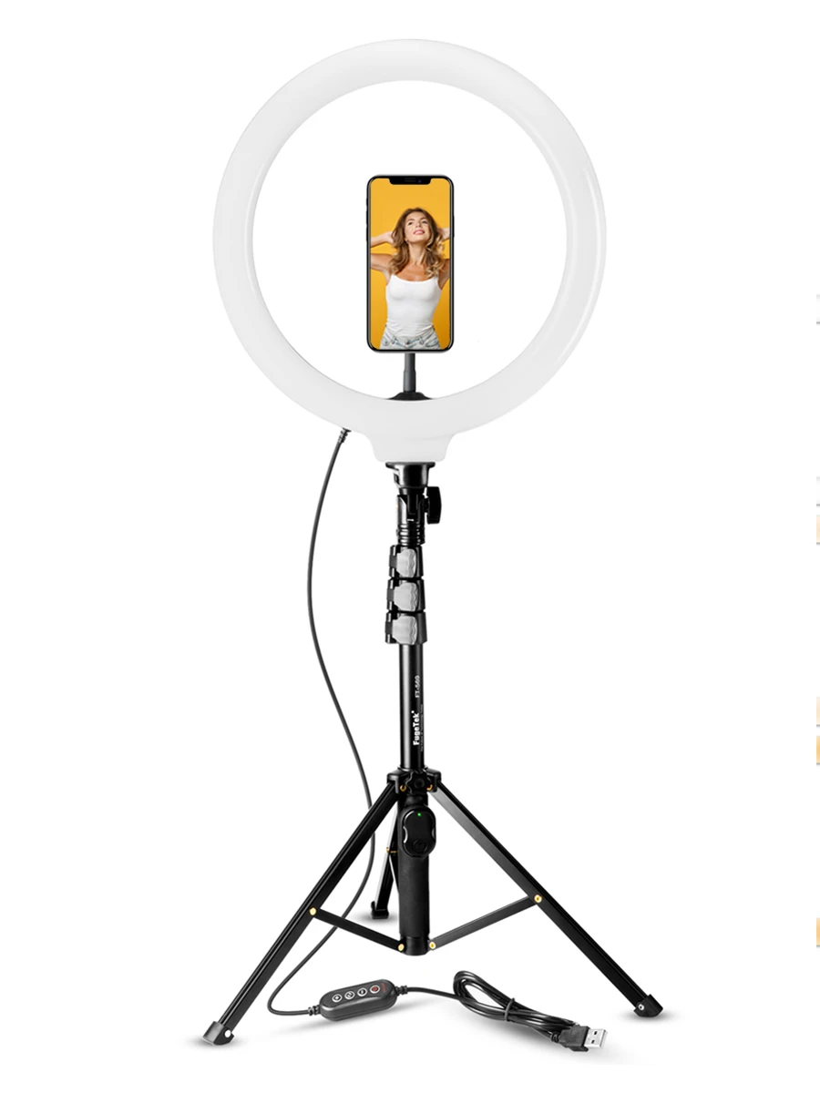 Fugetek | 12″ Selfie Ring Light Tripod Kit