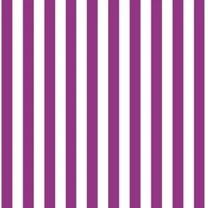 purple and white stripes Fabric | Spoonflower