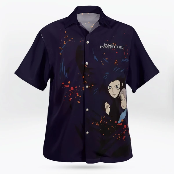 Howl's Moving Castle Howl and Sophie Hawaiian Shirt