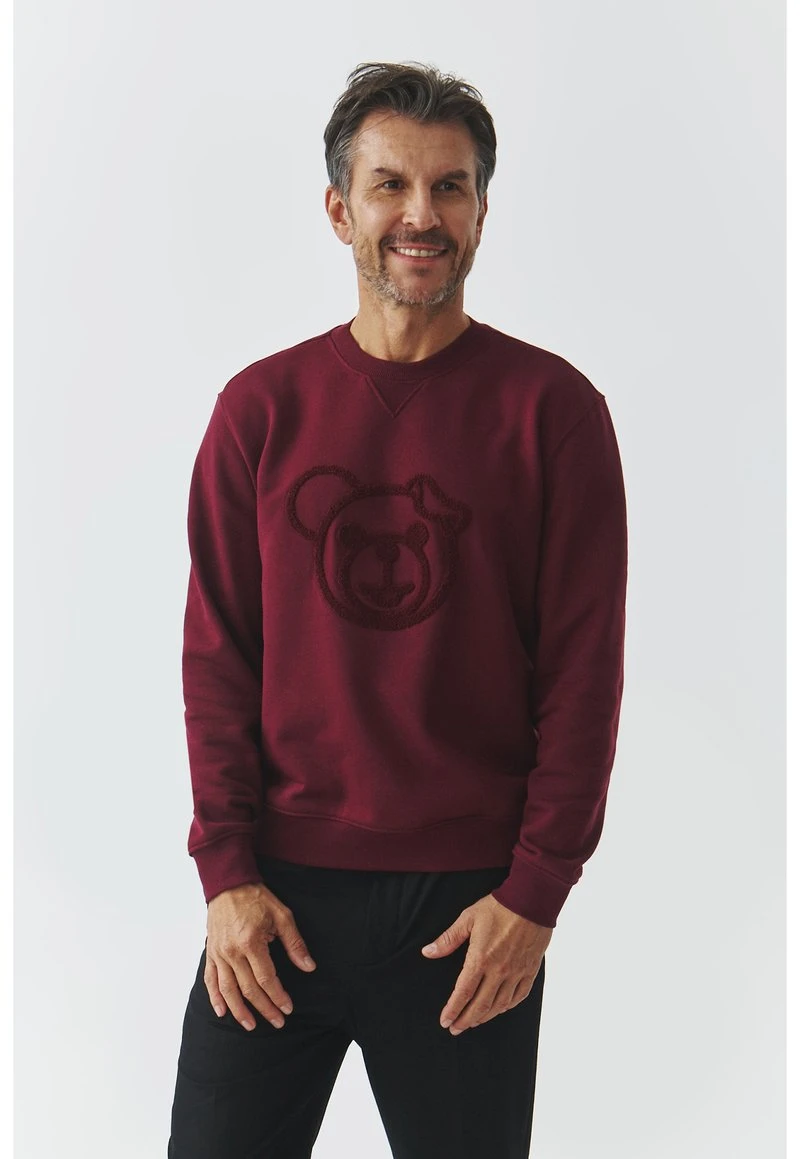 TATUUM STEEVE - Sweatshirt - dark red/rouge foncé - ZALANDO.CH