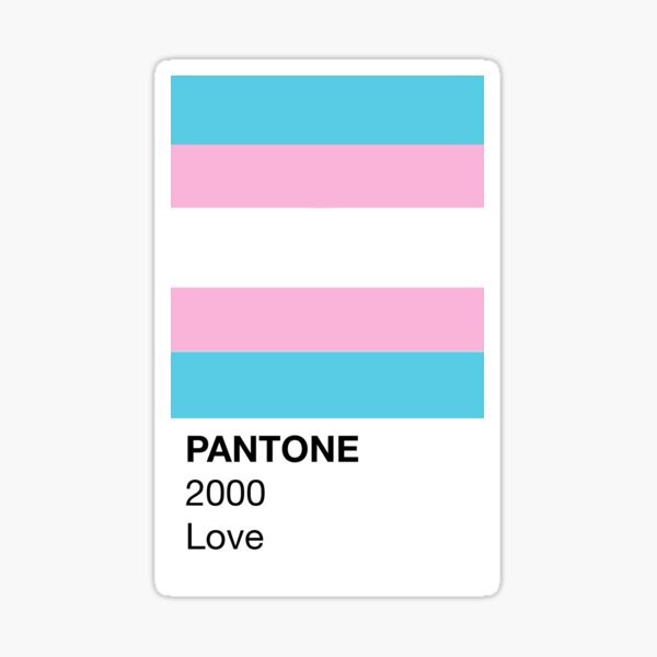 Pantone Pride: Trans Pride | Sticker