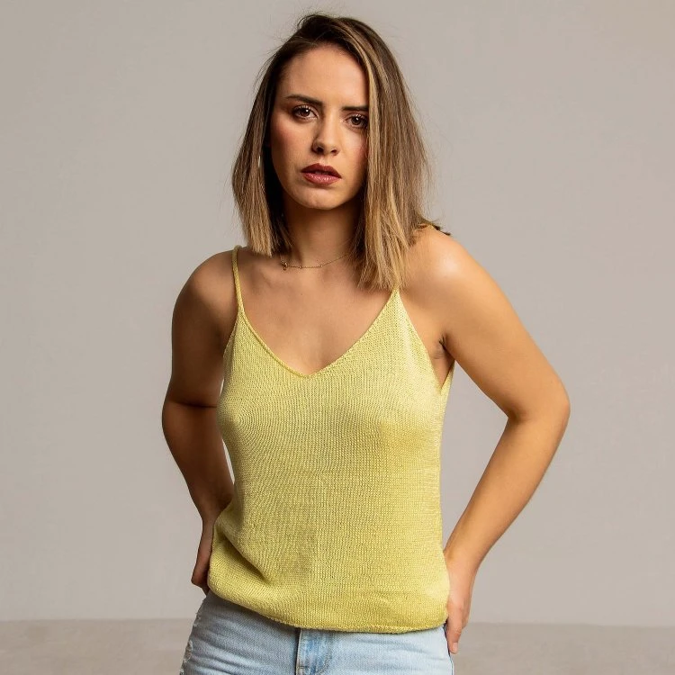 Kit de Tricot Haut Corn - Lemon - S-XL