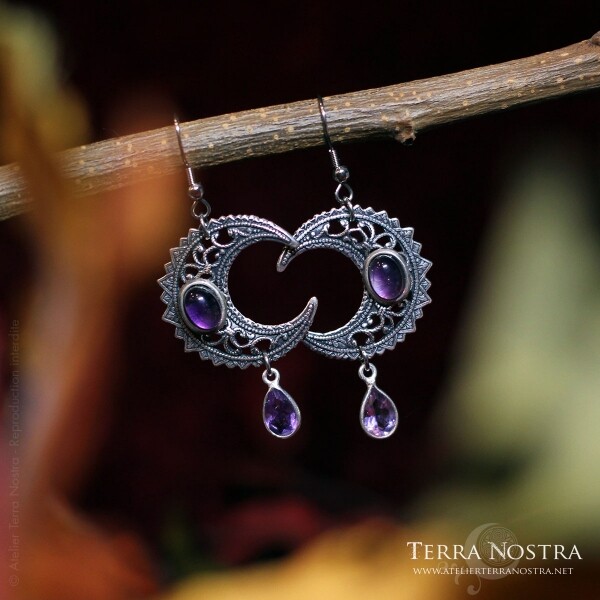 "Priestess of the Moon" Earrings