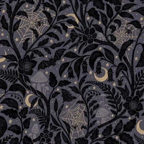 Mysterious Garden - extra large - Fabric | Spoonflower