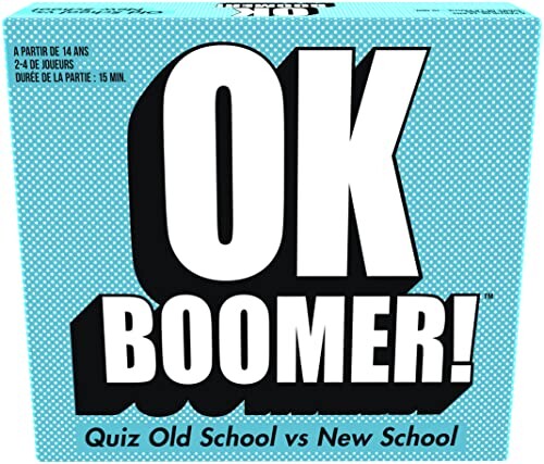 Goliath - OK Boomer - Quiz Pour Toutes Les Générations - Jeu de Société - Testez vos connaissances - Jeu de Cartes - A Jouer en Famille ou entre Amis - A Partir de 14 Ans