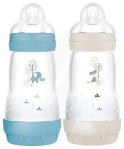 Lot de 2 biberons anti-colique (260ml)